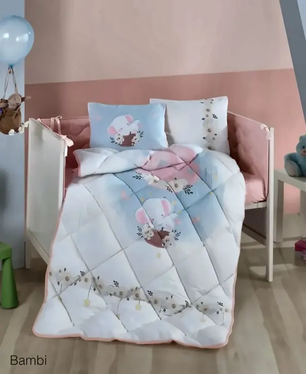 Midnight Bambi Cot Set