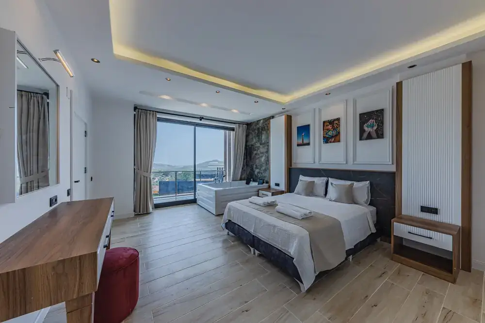 A Midnight showroom bedroom